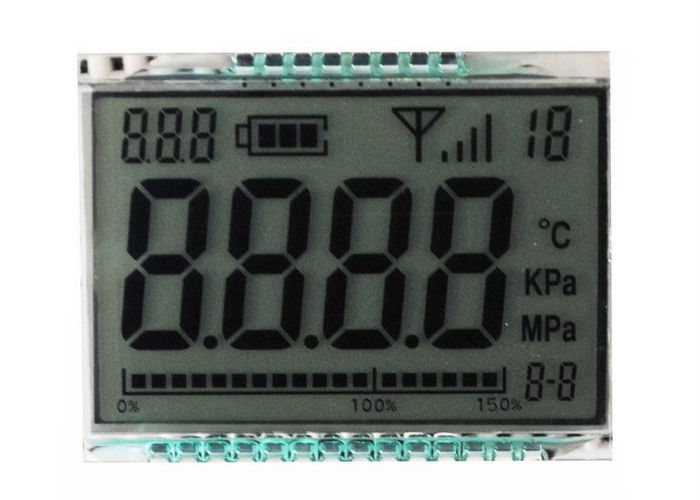 Cijfer 7 Segmenttn de Weerspiegelende LCD Grootte van de Vertoningsdouane voor Meter 3.3V