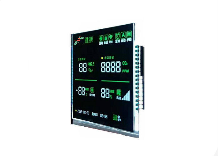 het de Vertonings Transmissive Zwart-wit Numerieke Scherm van 3.5V VA LCD LCD van het Zeven Segmentcijfer Module