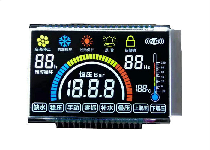 Het Scherm van de douaneva Lcd Vertoning 14 Segmentlcd Cijfer van de Module het Negatieve Vertoning 7 Segmentlcd Module