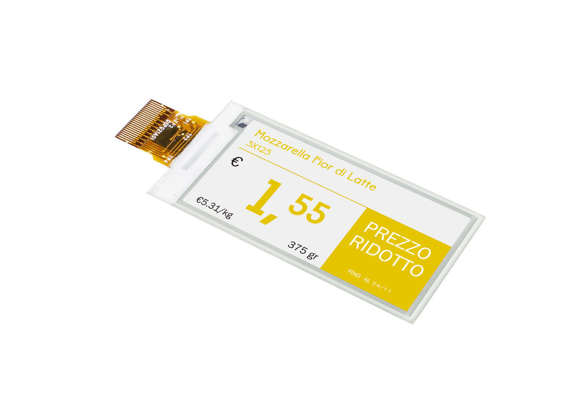 2.13 de Inktvertoning van ″ 122RGB*250 E voor Elektronisch Prijskaartje