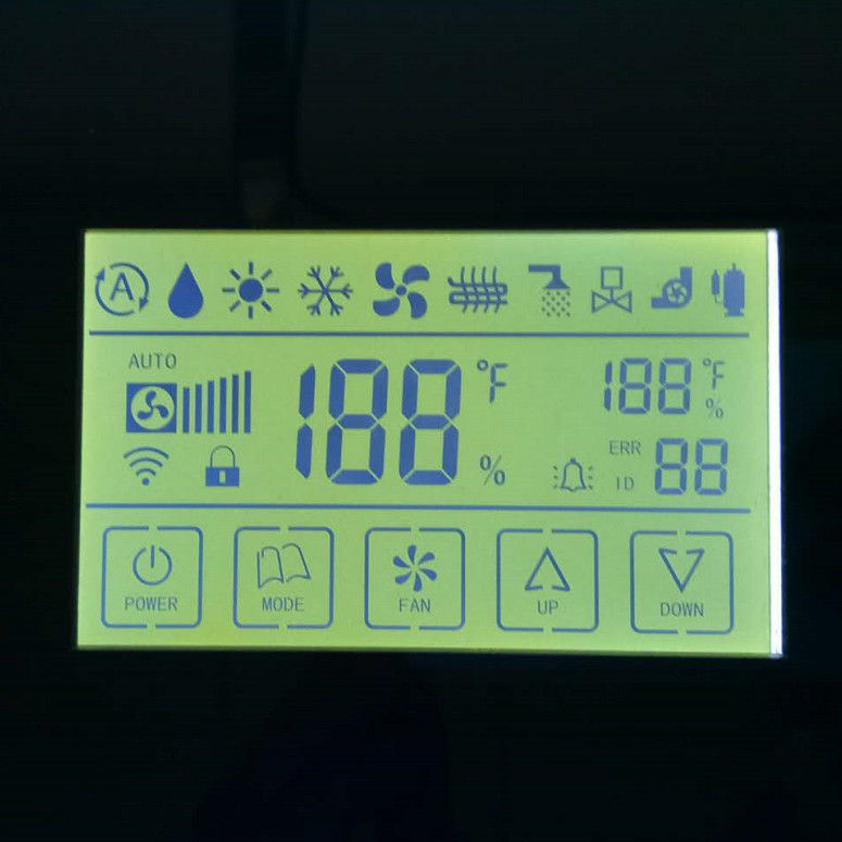 Segmentlcd Douaneontwerp FSTN/TN Lcd Vertoning, Gestreept Schakelaar Trans-missive Zwart-wit Lcd spel voor Watermeter