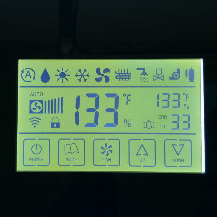 Segmentlcd Douaneontwerp FSTN/TN Lcd Vertoning, Gestreept Schakelaar Trans-missive Zwart-wit Lcd spel voor Watermeter