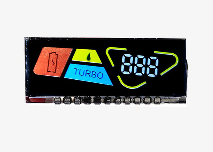 Lcd Vertoning 8 Aantallen van VA DFSTN Lcd het Contrastlcd van de 7 Segment het Decimale Vertoning Negatieve Hoge Wijze Brede het Bekijken Hoekscherm