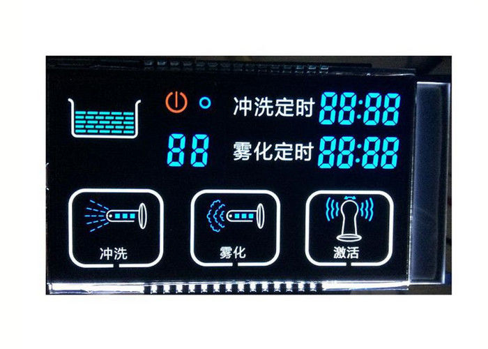 Negatieve Lcd het Contrastlcd van het Vertoningsscherm Hoge Vertoningsmodule 7 Segmentlcd Zwart-witte Lcd van het Vertoningsscherm Module