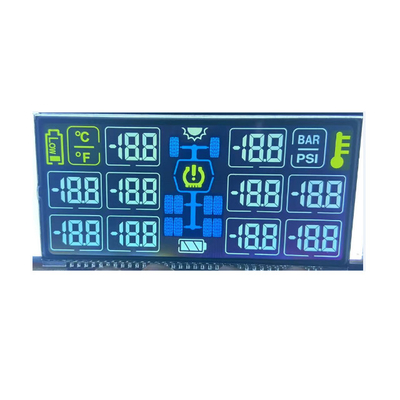 Aangepast formaat paneel Positief digitaal LCD-scherm, 6-cijferige 7-segment LCD-display