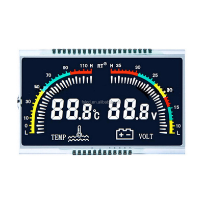 Transparante 7 Segmentlcd Module, Draagbare Slimme Medische Hoge Contrastva Lcd Vertoning