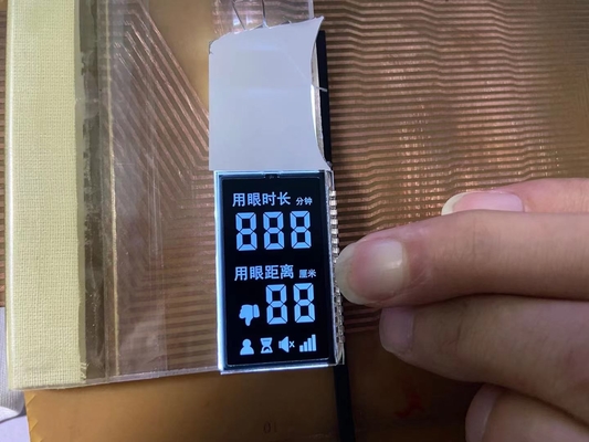 Custom Negative VA 12 O ClockLcd Display Transmissive Digit Graphic Lcd Glass Panel Voor tafellamp