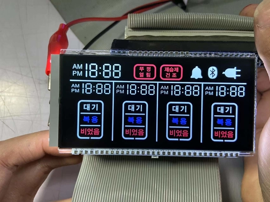 Custom Negative VA 6 O Clock LCD Display Transmissive Digit Graphic Lcd Glass Va Panel Voor Smart House