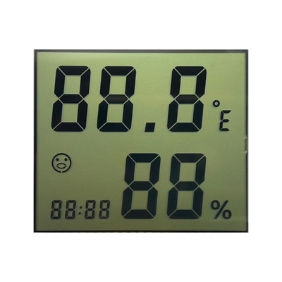 3.0 V Transmisief TN LCD Display Segment Code LCD Scherm Voor Hygrothermograaf