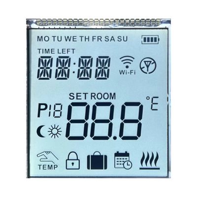 4.2 V Positief HTN 12 O' CLOCK Transflectioneel temperatuurcontrolesegment-codescherm