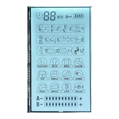 Positieve 6 O' CLOCK Transmissive Monochrome Va Lcd Display Screen PIN voor massager