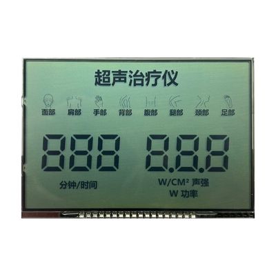 6 O' CLOCK Positief Transmisief HTN Segment Code LCD Ultrasone Therapie Apparaat Display