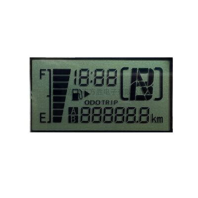 Op maat gemaakt motorfietssegment HTN Positief LCD-scherm Digitale snelheidsmeter LCD-module Odometer achterlicht