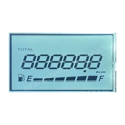 Aangepast zwart-wit LCD-ontwerp HTN LCD-schermen HTN LCD-leverancier LCD gesegmenteerd display