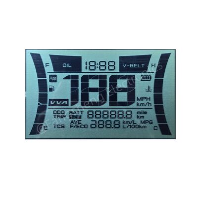 Aangepaste LCD-display 7-segment motorfietssnelheidsmeter Htn LCD-scherm Transflectieve motorfietssnelheidsmeter Fabrikant