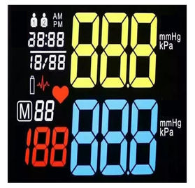 7 segmentva LCD Vertoning voor Medische apparatuur, het Comité van Bloedglucosemeterva Lcd