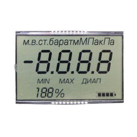 OEM Polarisatortype van de Segmenthtn LCD Vertoning de Zwart-wit Weerspiegelende Schakelaar van de Metaalspeld