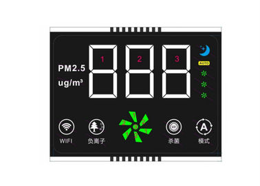 7 segmentlcd Vertoning/Vierkante LCD Module VA Negatieve LCD voor Termostato-Controlemechanisme