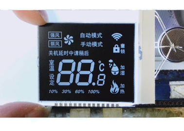 de Vertoning van 3.3V VA LCD met Matel-Spelden sluit het Zwarte Achtergrondlcd Scherm voor Energiemeter aan