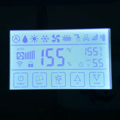 Segmentlcd Douaneontwerp FSTN/TN Lcd Vertoning, Gestreept Schakelaar Trans-missive Zwart-wit Lcd spel voor Watermeter