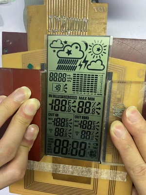 Lage TN LCD van de Machtsconsumptie het Segmentmodule van de Vertonings Grote Grootte voor Slimme Thermostaat